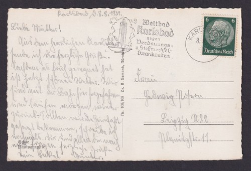 Karlsbad böhmen ehemalige - böhmen,