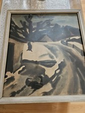 Willi Oltmann Aquarellbild